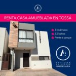 CASA AMUEBLADA FRENTE A PARQUE EN TOSSA RESIDENCIAL
